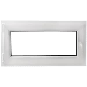 PVC прозорец, двоен стъклопакет, дръжка отдясно, 1100 x 600 мм