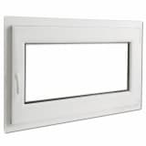Fenêtre oscillo-battante PVC Double vitrage poignée à gauche 900x700mm