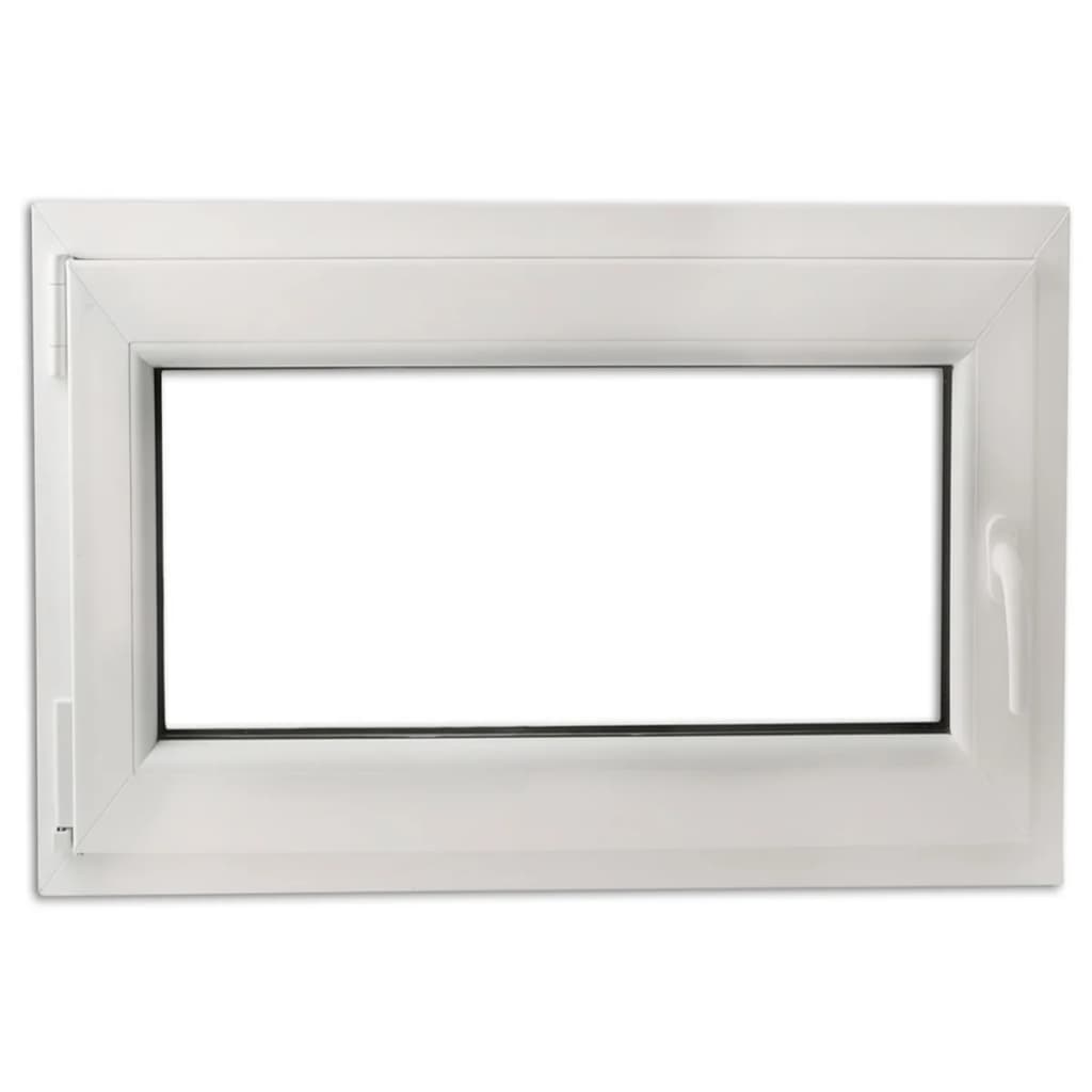 Fenêtre oscillo-battante PVC Double vitrage poignée à droite 900x600mm