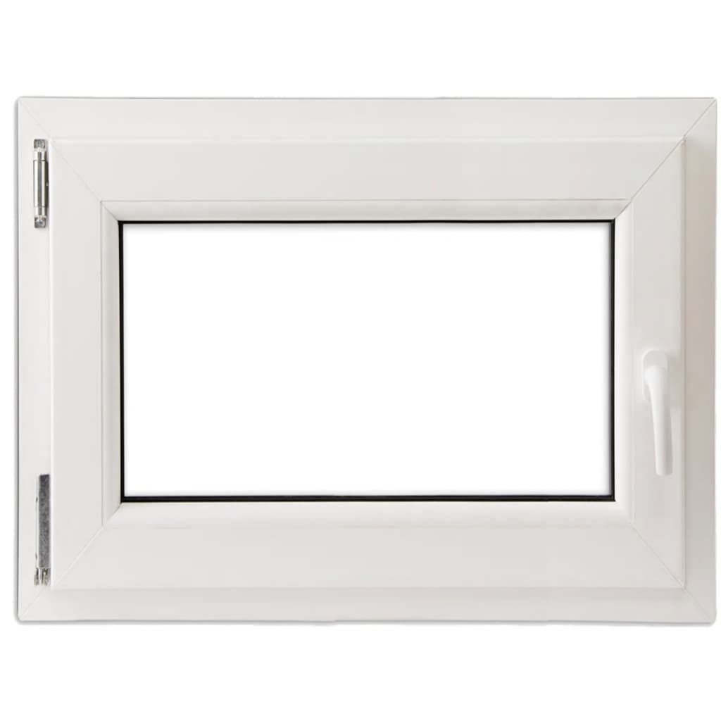 Vip & Drej PVC-vindue m. dobbeltglas Håndtag til højre 800x700 mm