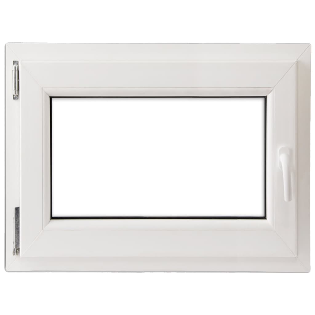vidaXL Dubbelglasfönster PVC Dreh-kipp handtag på höger sida 800x600mm