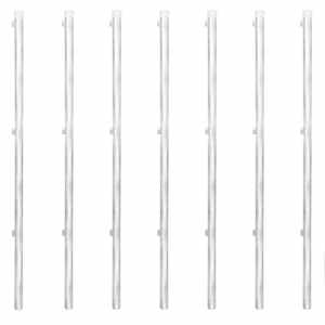 Drátěné pletivo se sloupky pozinkovaná ocel 15x1,25 m stříbrné - obrázek 7