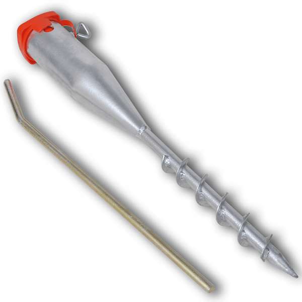 vidaXL p&auml;ikesevarju alus 55 cm tsingitud teras