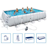 Bestway Power Steel Obdélníkový bazén, ocel, set 671x366x132cm 56470