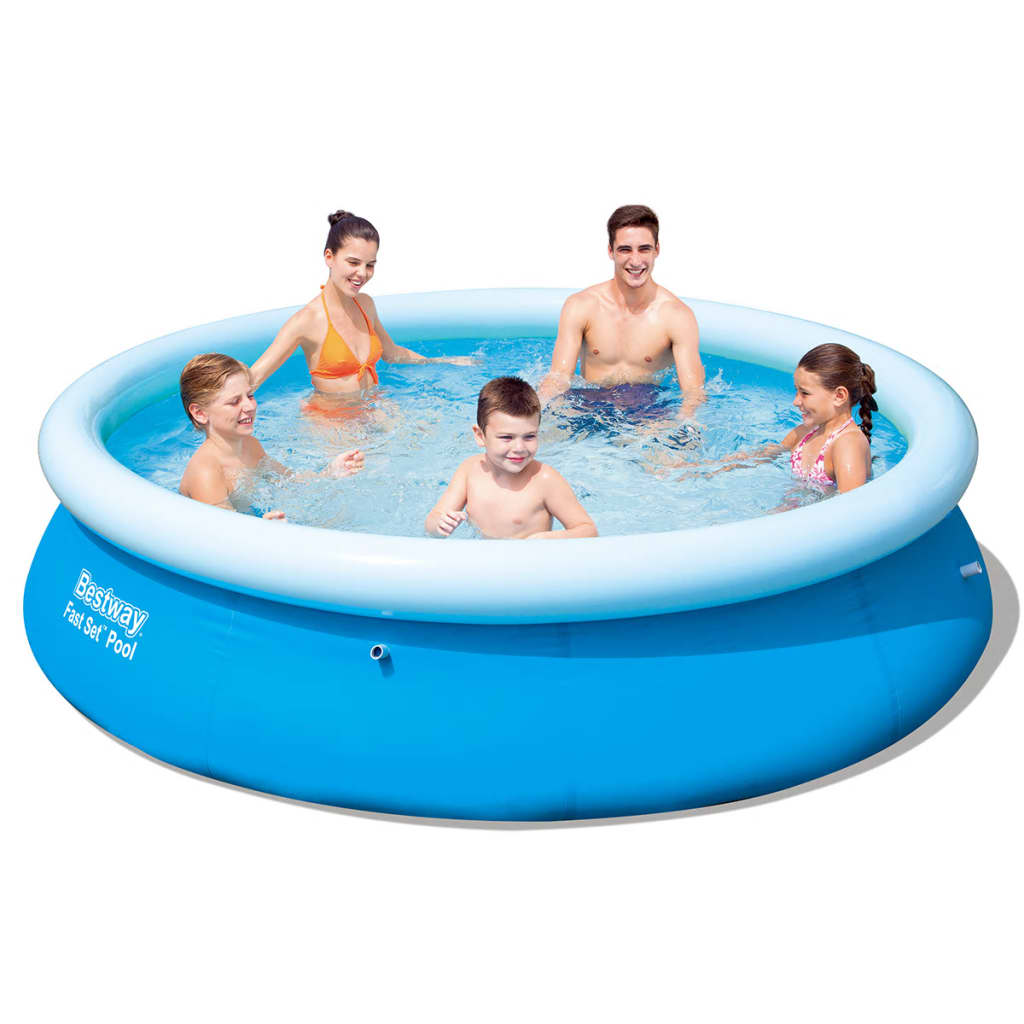 Bestway Piscină gonflabilă Fast Set, 305 x 76 cm, rotundă, 57266