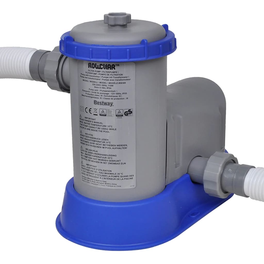 Bestway Pompe de filtration pour piscine Flowclear 1500 gal / h 58389