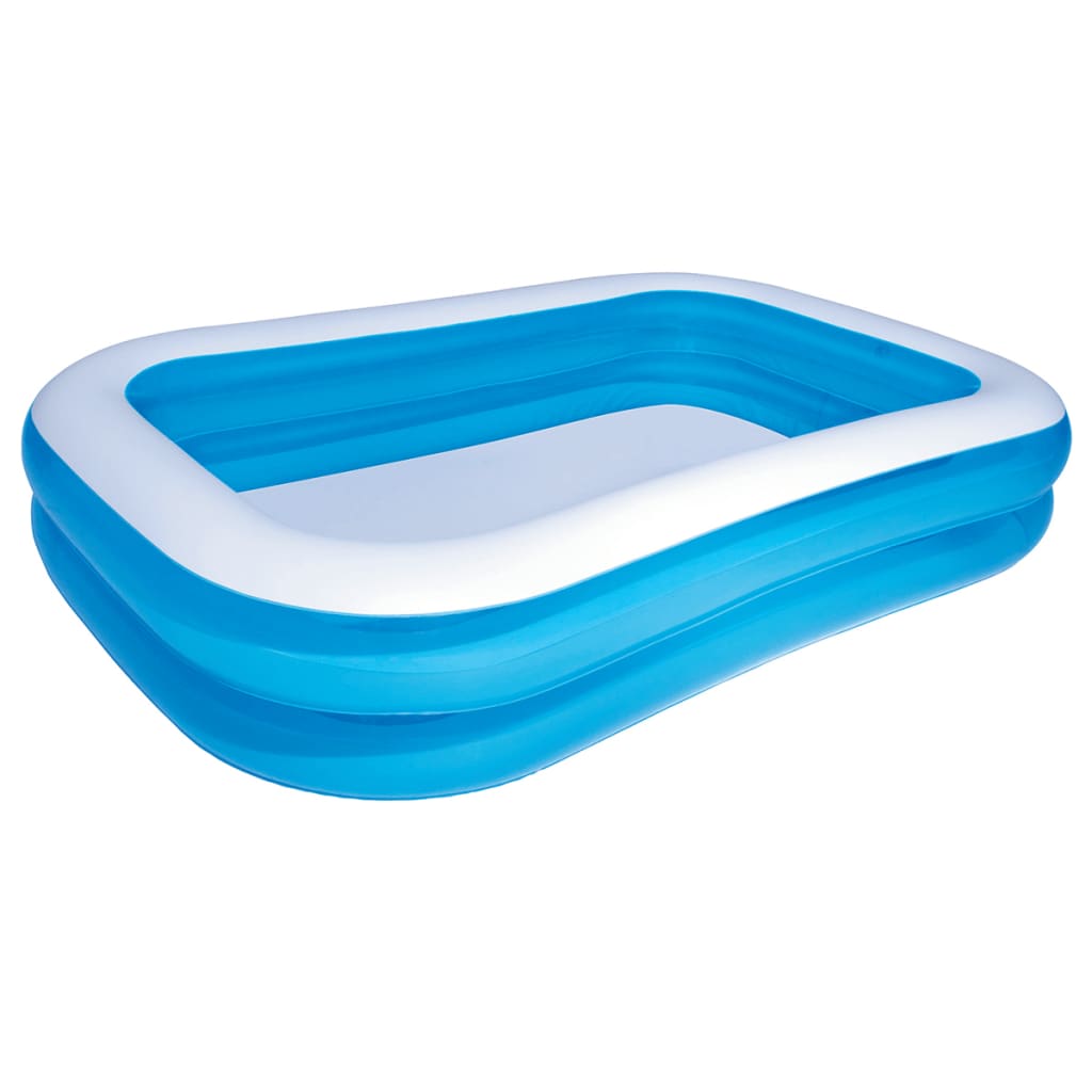 Bestway Zwembad opblaasbaar 262x175x51 cm blauw/wit 54006