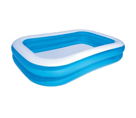 Bestway Zwembad opblaasbaar 262x175x51 cm blauw/wit 54006