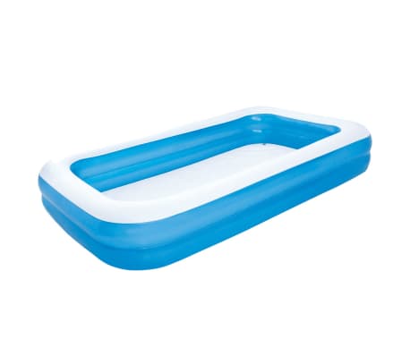 Bestway Aufblasbarer Pool blau/weiß 305 x 183 x 46 cm 54009