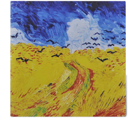 Infračervený topný panel nástěnný 400 W 60 x 60 cm, potisk Van Gogh
