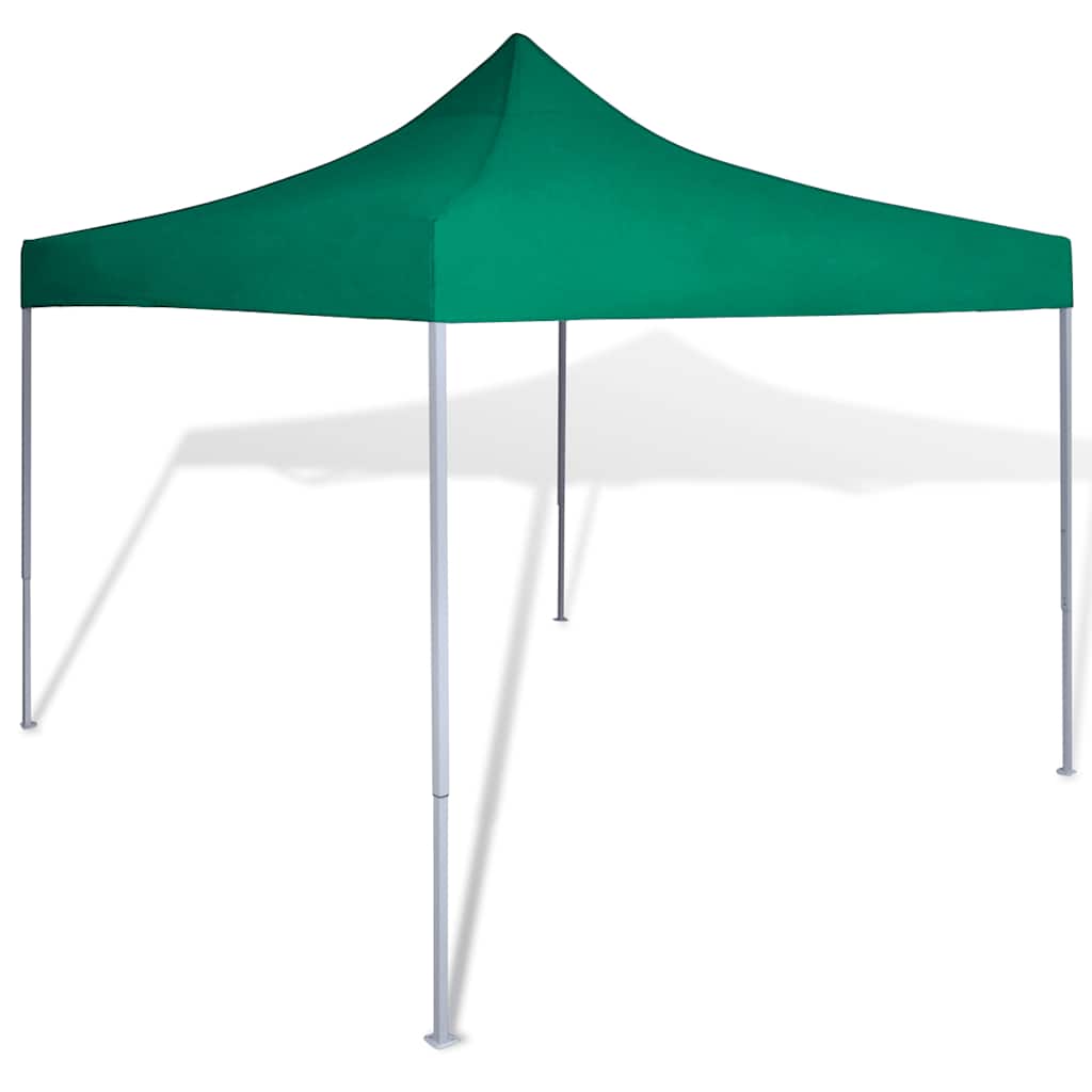 vidaXL Zelený skladací párty stan 3 x 3 m