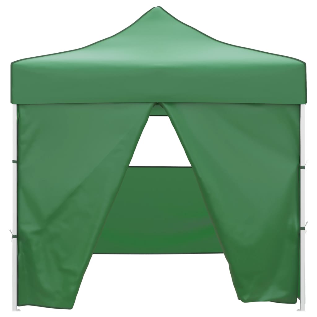 41468 vidaXL Green Foldable Tent 3 x 3 m with 4 Walls 