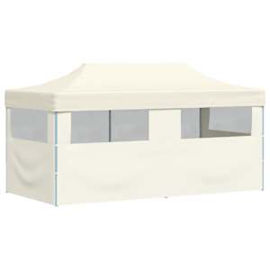 Krémový skládací nůžkový party stan 3 x 6 m - obrázek 7