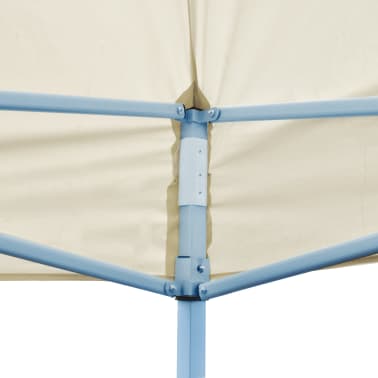 vidaXL Tente Réception Pliable Chapiteau Tonnelle Pavillon Jardin Bleu//Crème