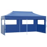 vidaXL Partytält hopfällbart 3 x 6 m blå