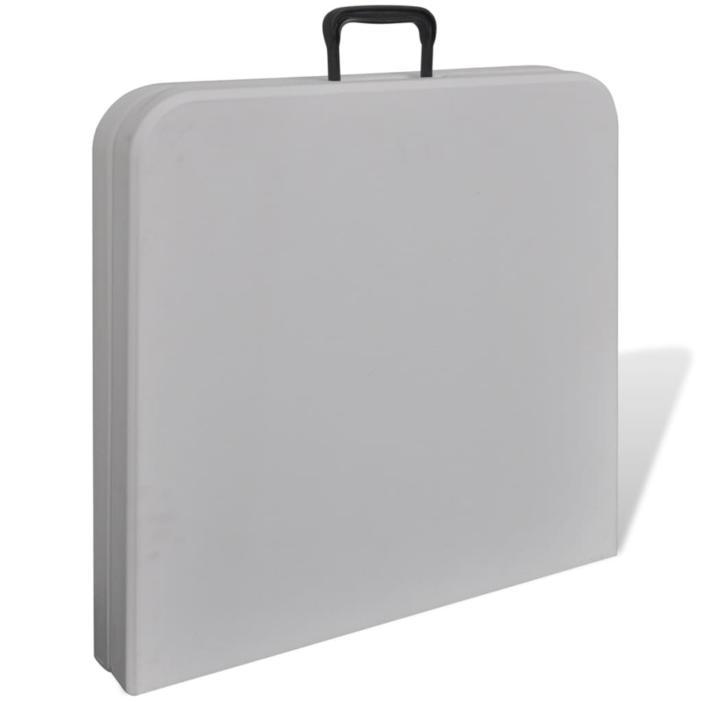 Thumbnail - vidaXL Gartentisch Klappbar 122 cm HDPE Weiß