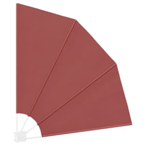 Skládací zástěna na balkon terracotta 140 x 140 cm - obrázek 5