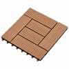 vidaXL Terrassiplaat 11 tk Pruun 30 x 30 cm WPC