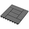 vidaXL Terrassiplaat 11 tk Hall 30 x 30 cm WPC