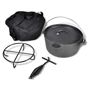 Litinový hrnec 4,2 L Dutch Oven s příslušenstvím - obrázek 1