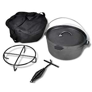 Litoželezni lonec Dutch Oven 4,2 L z dodatki