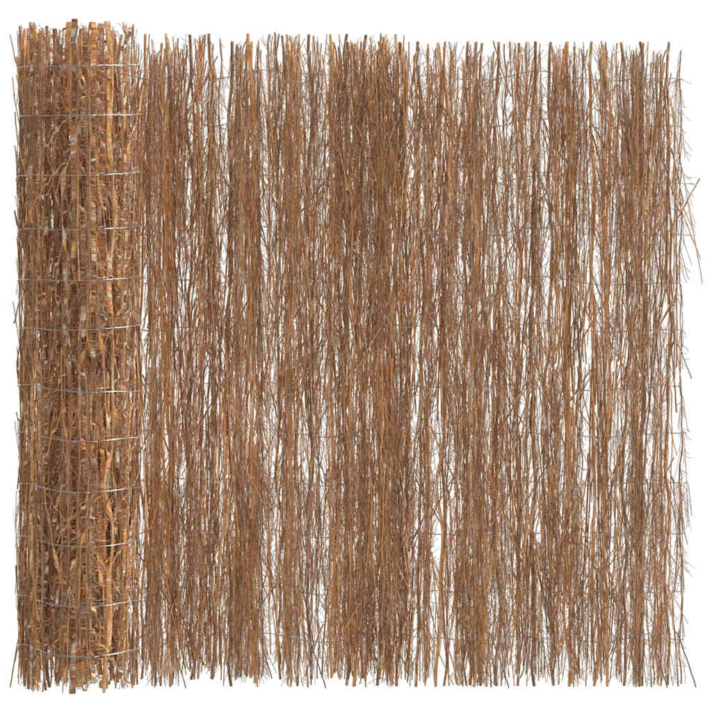 vidaXL Zahradní plot z mlází 400 x 100 cm