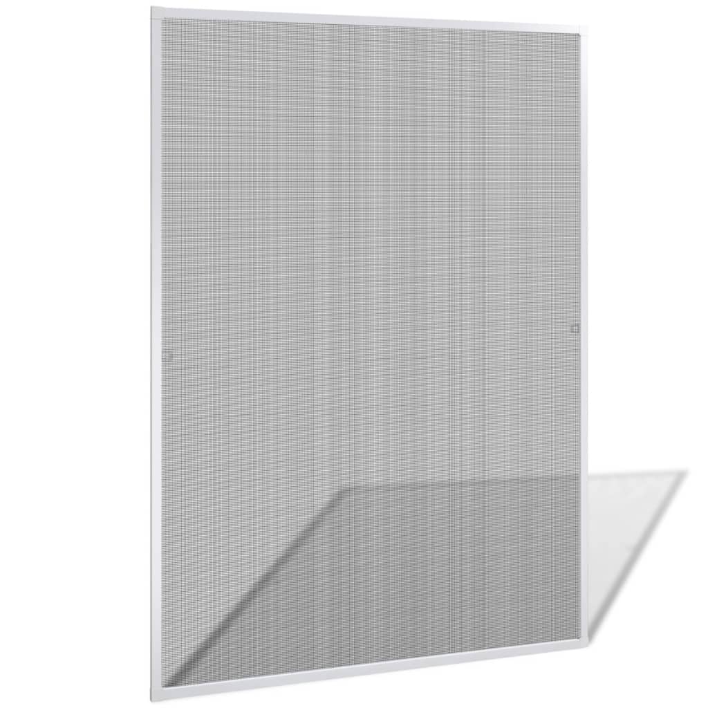 Plasă albă pentru ferestre împotriva insectelor 130 x 150 cm vidaXL