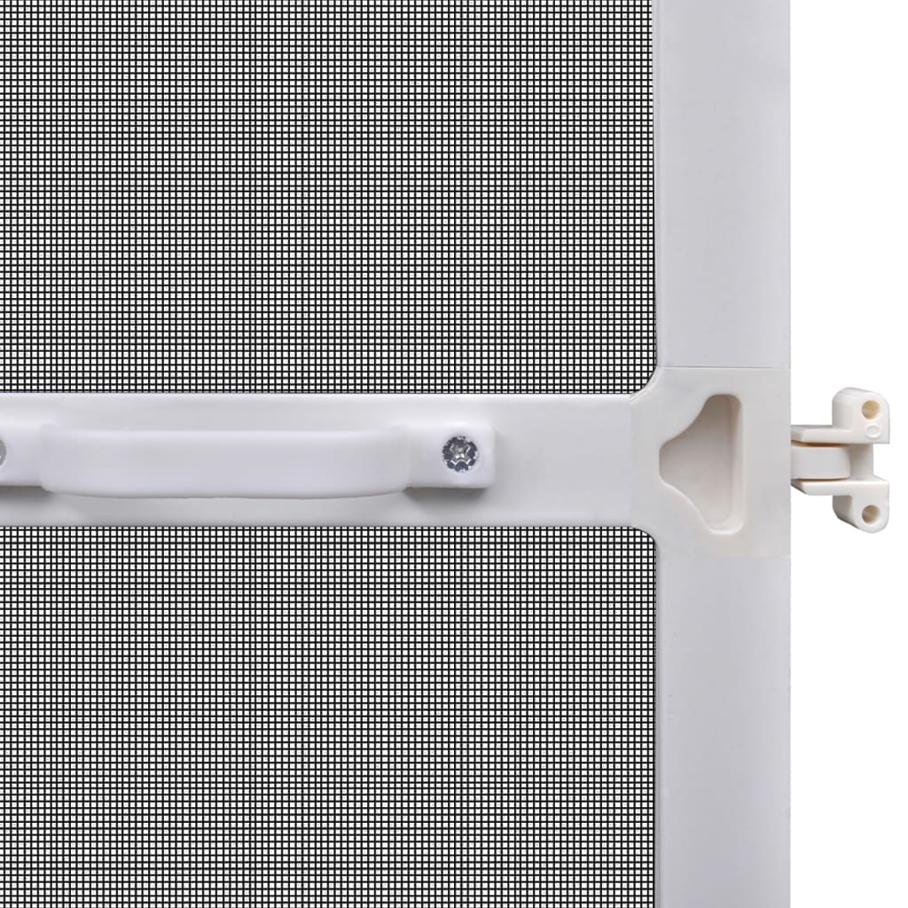 Fehér zsanéros ajtó szúnyogháló 100 x 215 cm 