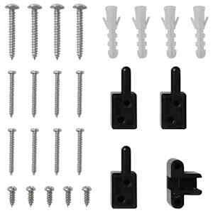 Dveřní hmyzová síť Hnědá a černá 100 x 215 cm - obrázek 3