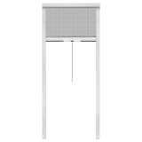 White Roll Down Insect Screen for Windows 23.6"x59"