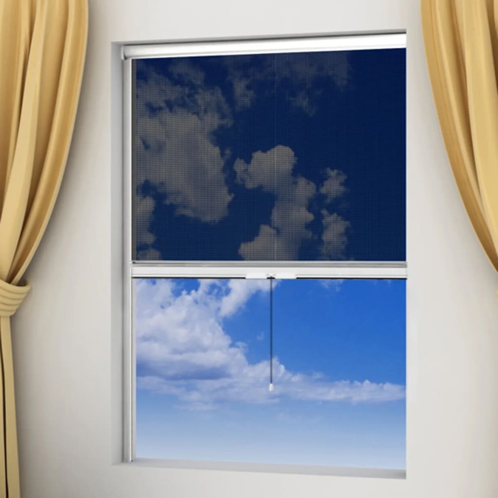 Fehér rolós ablak szúnyogháló 100 x 170 cm 