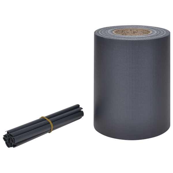 vidaXL privaatsusriba PVC 70 x 0,19 m tumehall