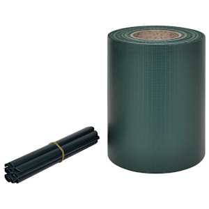 vidaXL privaatsusriba PVC 70 x 0,19 m roheline