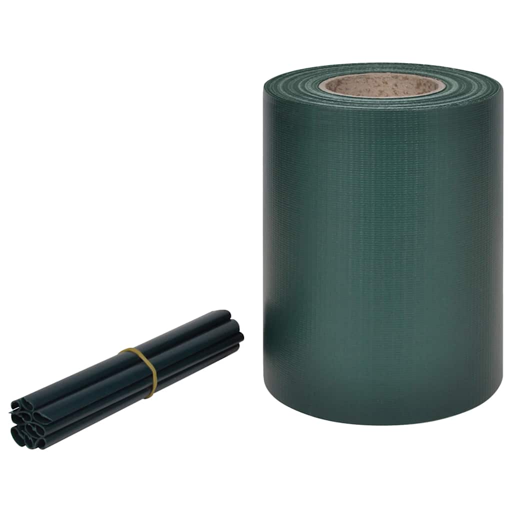 Thumbnail - vidaXL Gartenzaun-Sichtschutz PVC 70×0,19 m Grün