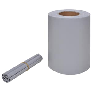 vidaXL privaatsusriba PVC 70 x 0,19 m helehall