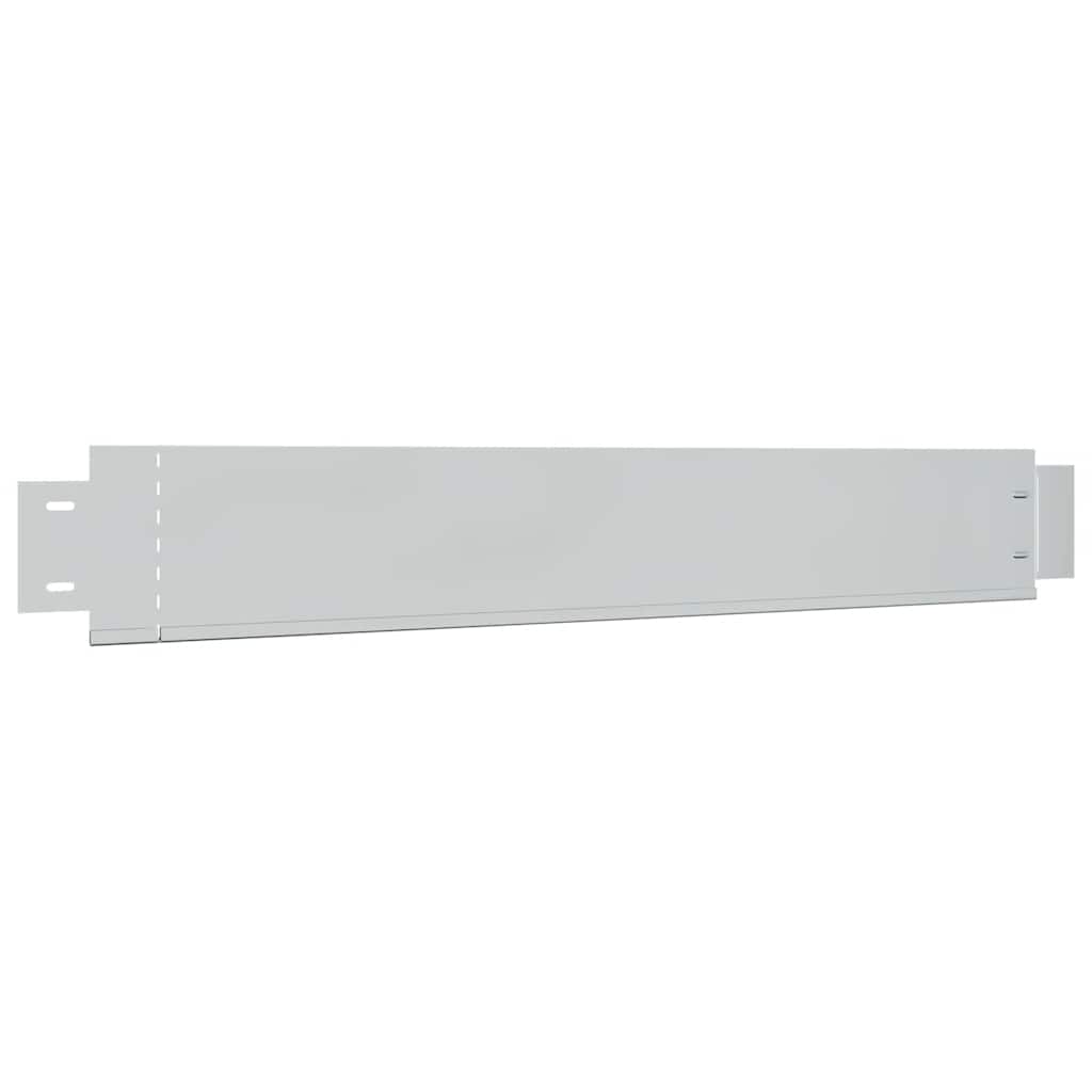 Set Of 5 Flexible Lawn Fence Galvanised Steel 100 X 14 Cm VidaXL 13 width=274