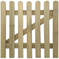 vidaXL Tuinpoort 100x100 cm FSC hout