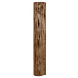 vidaXL Willow Fence Brown 300x100 cm
