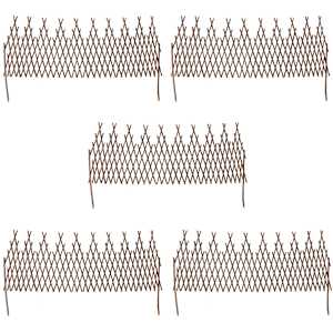 Vrbova ograja iz pergole 5 kosov 170 x 37 cm