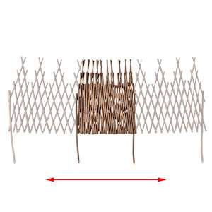 Vrbový plot s mřížovím 5 ks 170 x 37 cm - obrázek 4