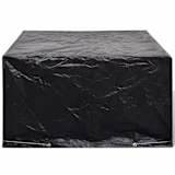 6 személyes Polyrattan kerti bútor borító 8 fűzőkarikával 172x113 cm