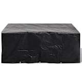 6 személyes Polyrattan kerti bútor borító 10 fűzőkarikával 240x140 cm