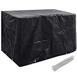 Housse à 8 œillets pour mobilier de jardin 140 x 70 x 90 cm