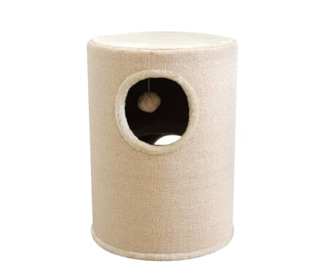 Kattenhuis/krabpaal beige 50 cm