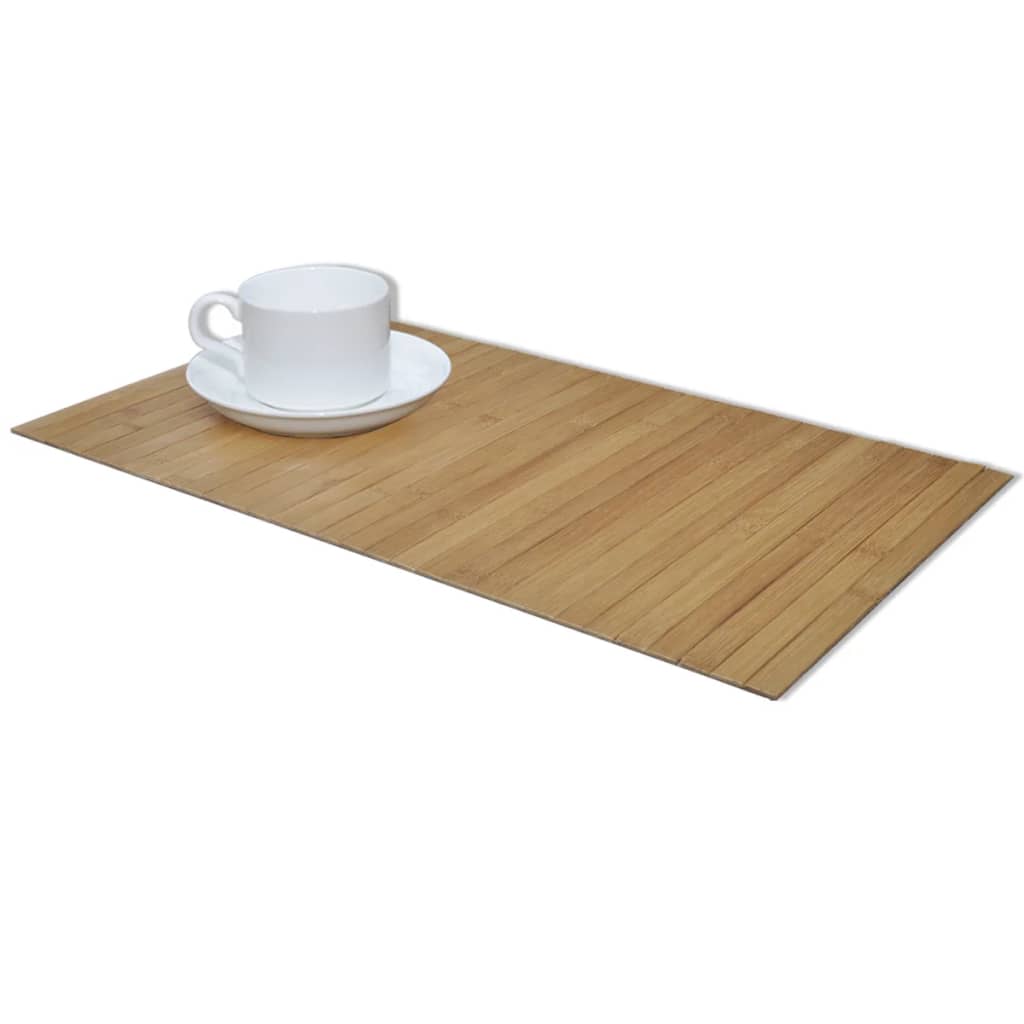 

vidaXL Bamboe placemat 4 stuks 50 x 30 cm (neutrale kleur)