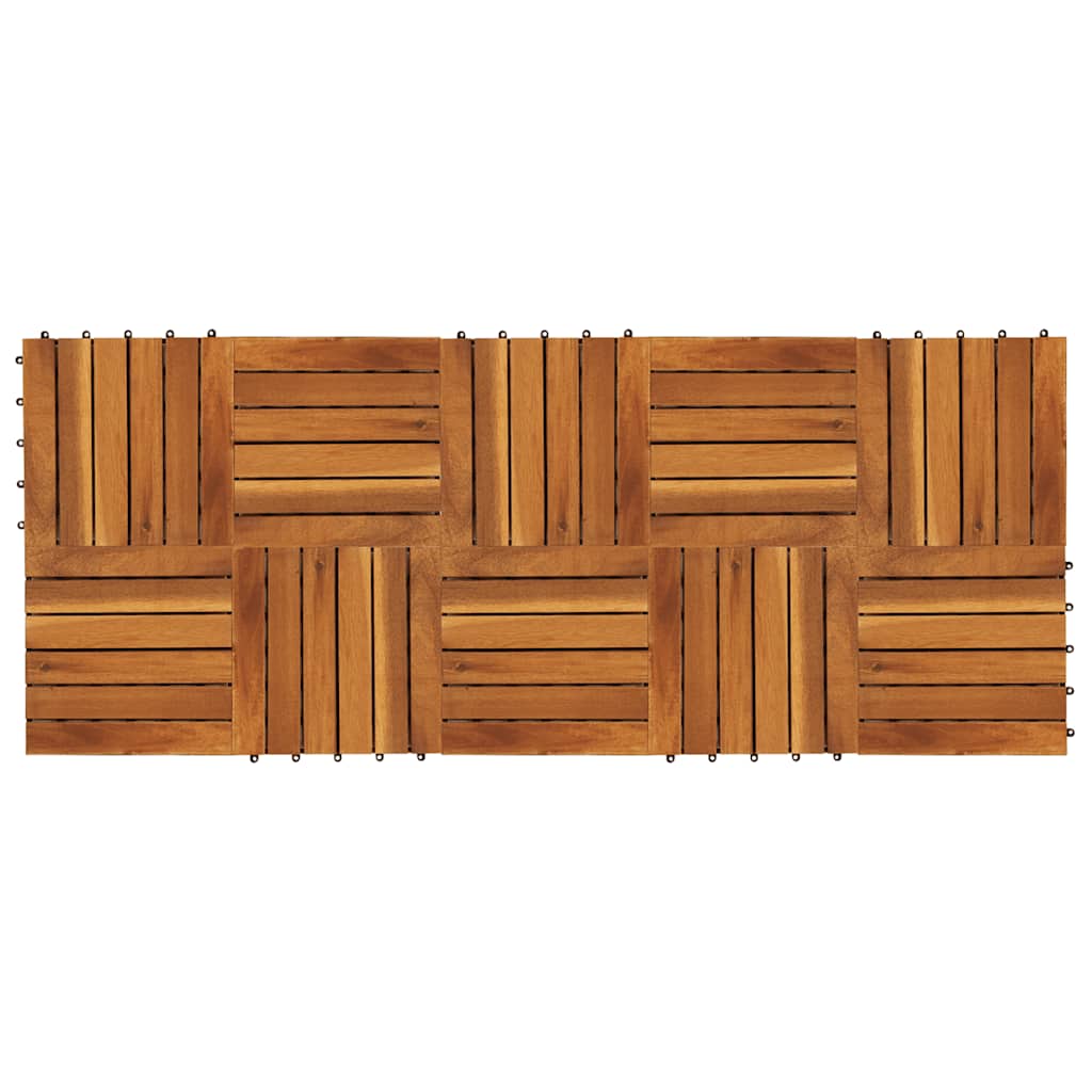 Patio Tile Deck Tile Outdoor Interlocking Flooring Tile for Decorative vidaXL - Picture 29 of 48