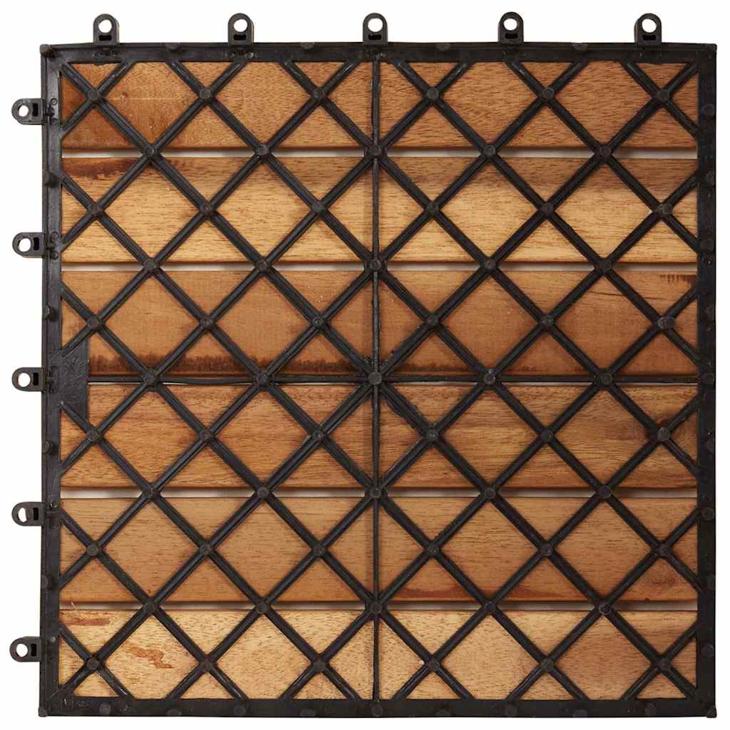 Patio Tile Deck Tile Outdoor Interlocking Flooring Tile for Decorative vidaXL - Picture 32 of 48