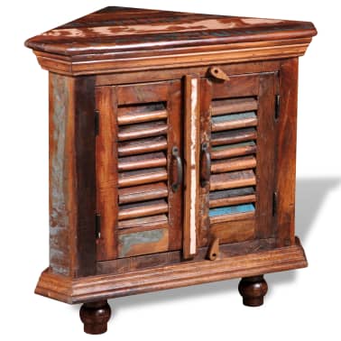 Vidaxl Reclaimed Corner Cabinet Solid Wood Vidaxl Com