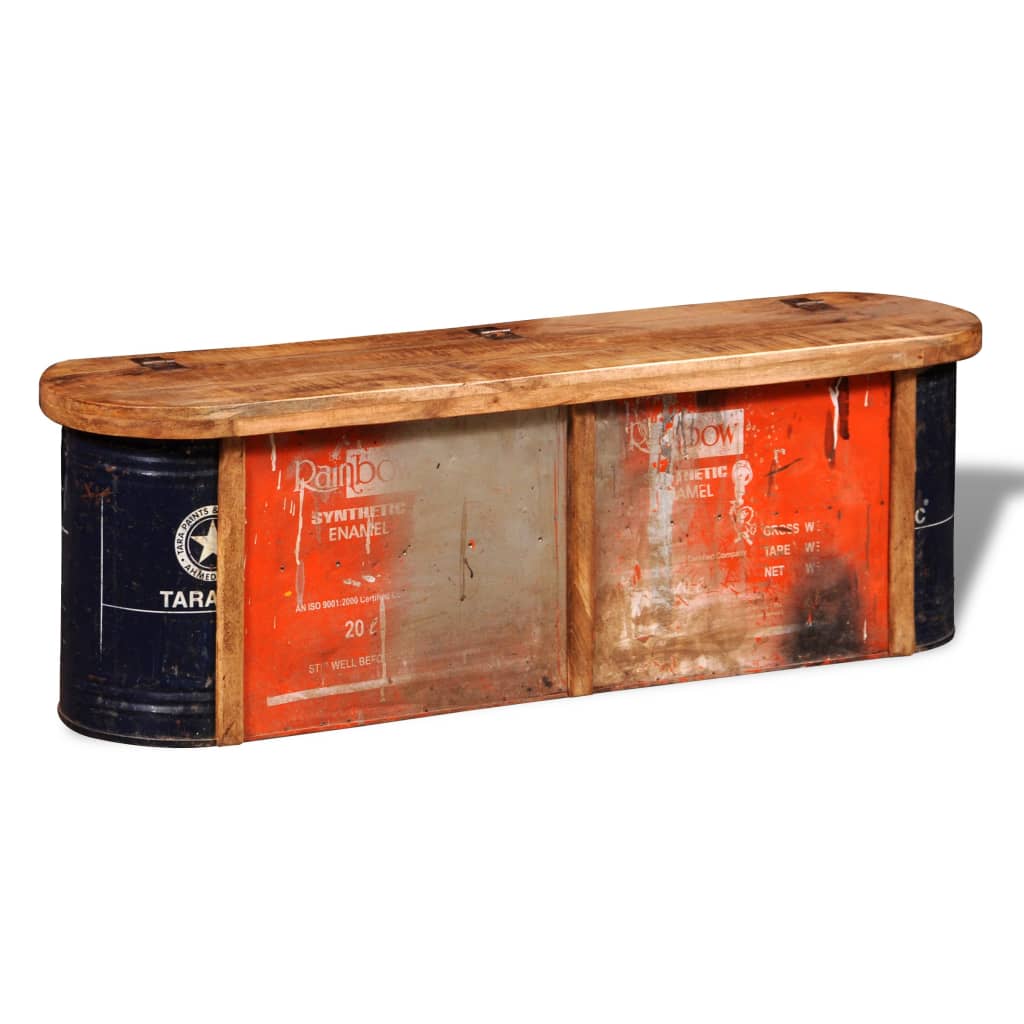 

vidaXL Dressoir/opbergbank massief gerecycled hout