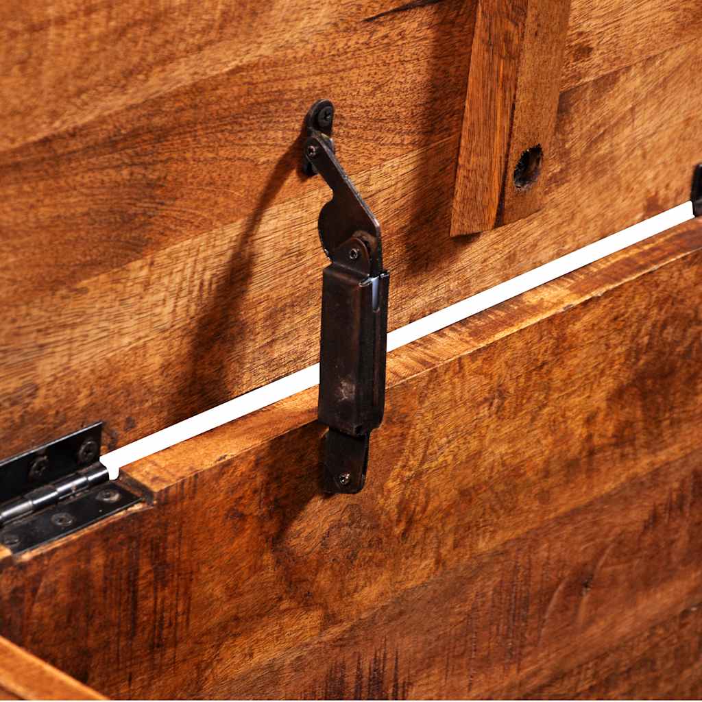 Coffre De Rangement Bois Massif De Manguier VidaXL 18 width=274